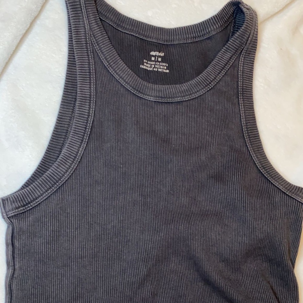 aerie dark grey tank!